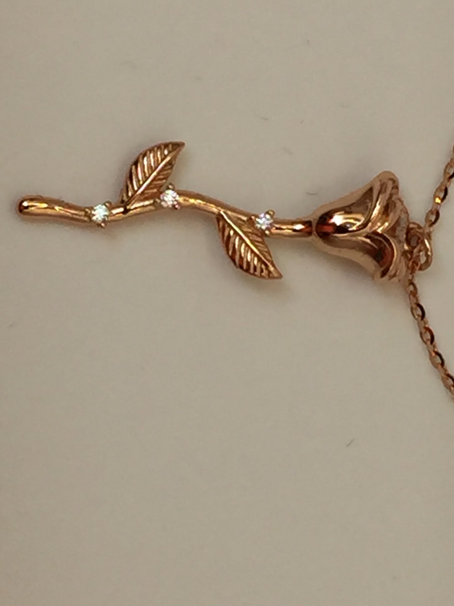 Natures Beautiful Rose Flower Necklace